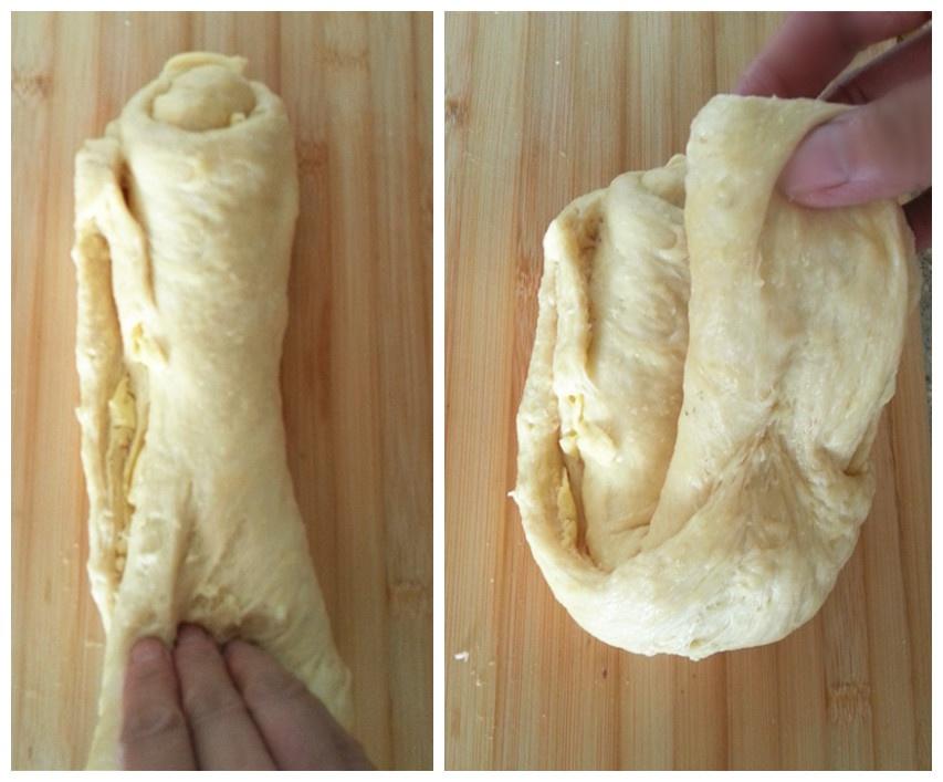 菠萝包（附10分钟手套膜和快速软面包做法）的做法 步骤6