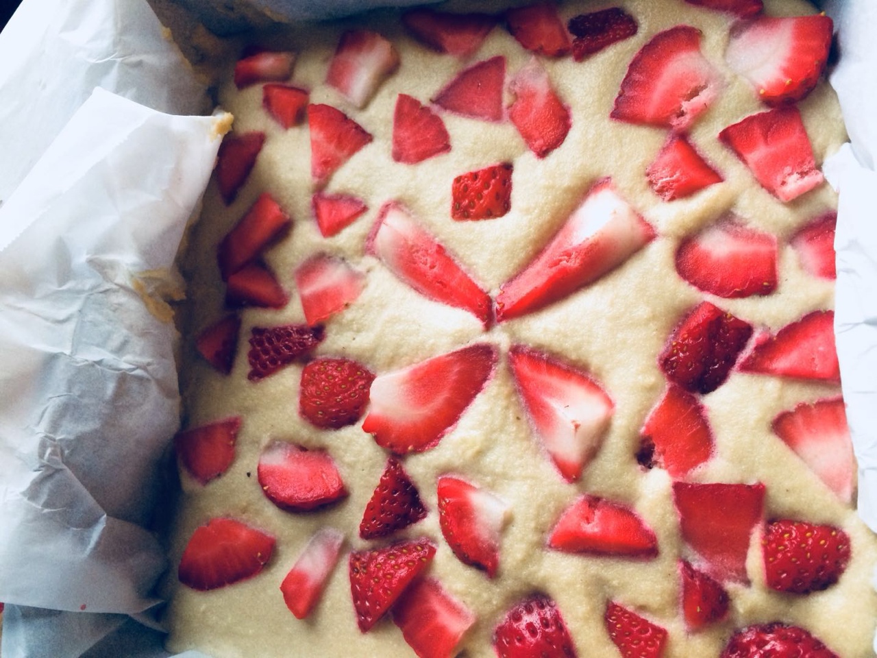 草莓素芝士蛋糕丨健康·零食