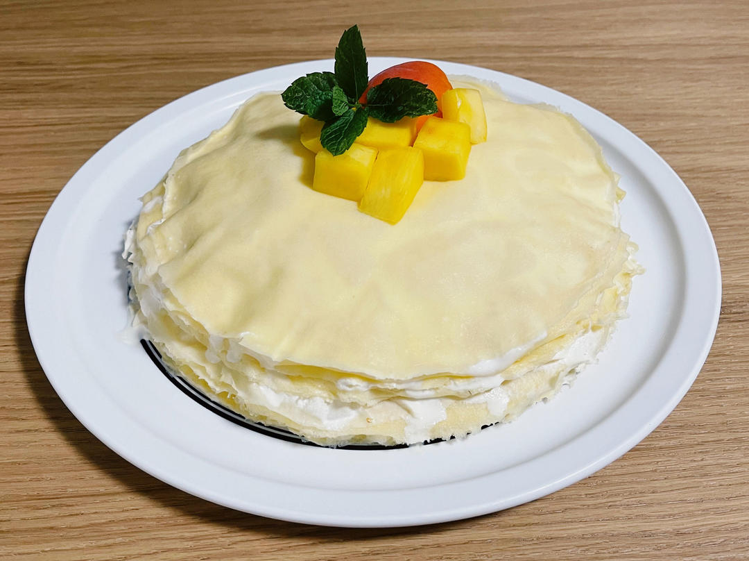 不用烤箱也能做的蛋糕🍰千层蛋糕🍰（附水果盒子和班戟做法）