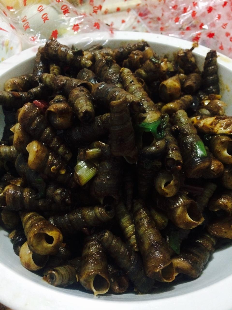 下酒菜-酱爆钉螺