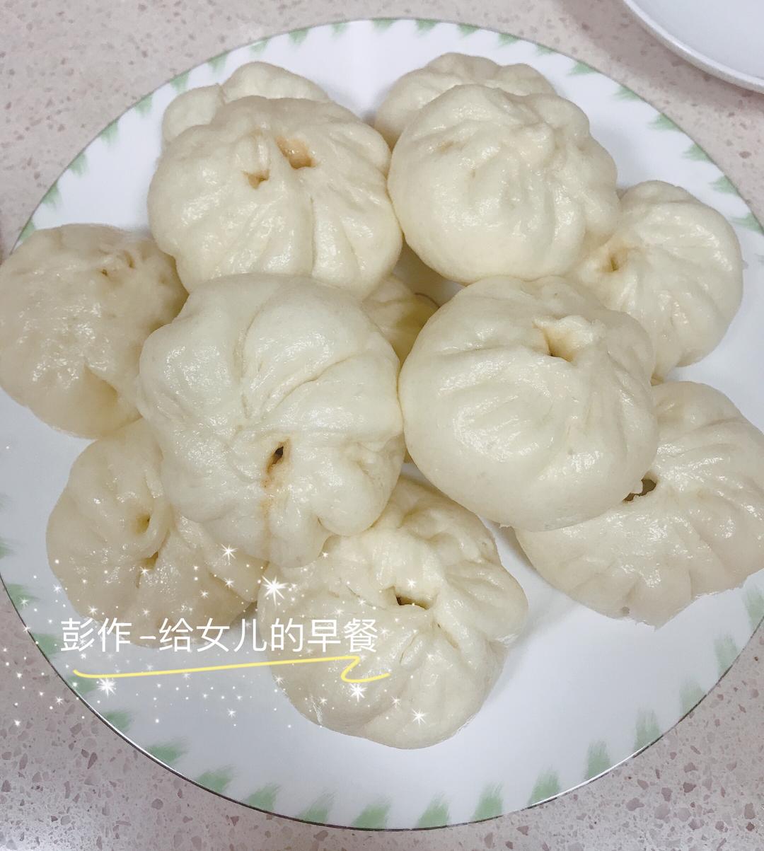 健康美味的肉包子