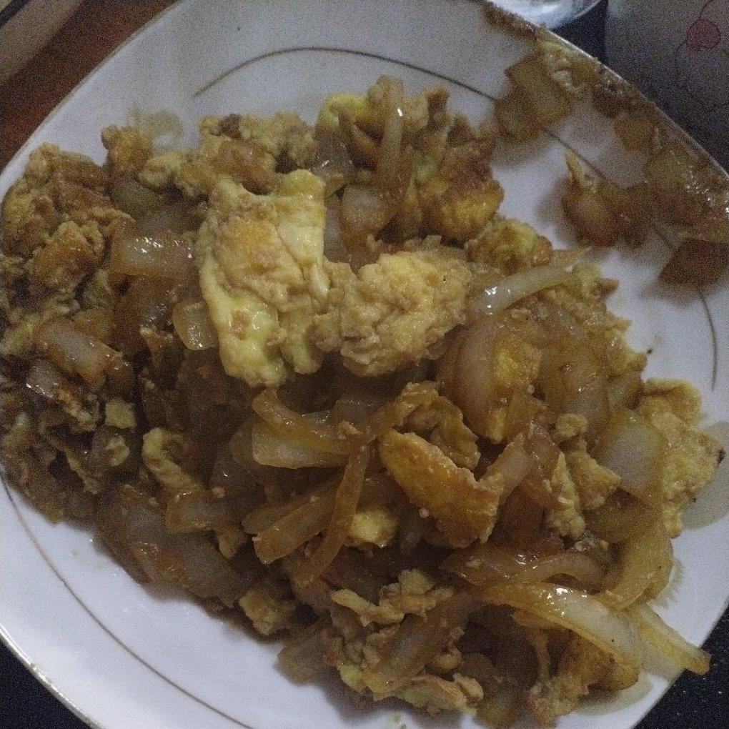 降压防癌的好食材  洋葱炒鸡蛋