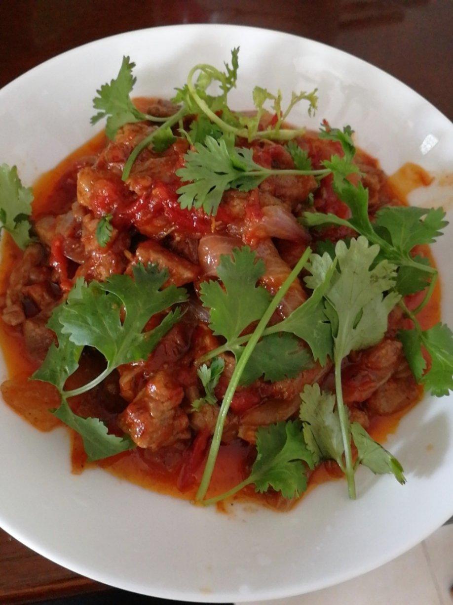番茄炖牛肉