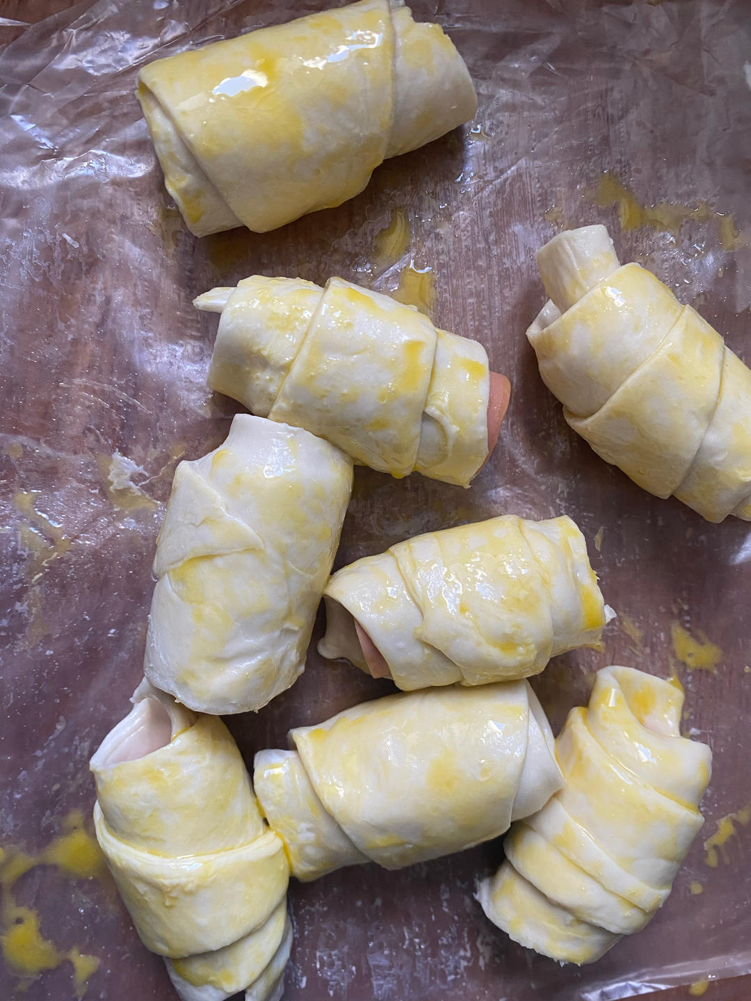 空气炸锅：手抓饼变可颂(烤箱也可)