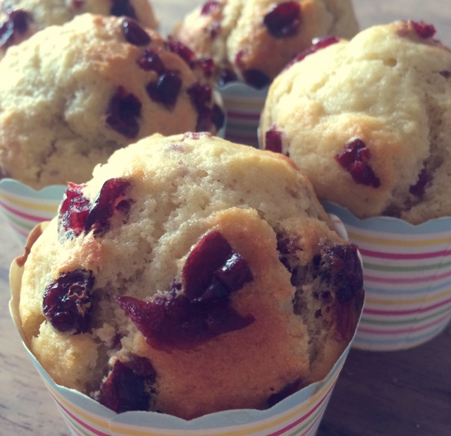 少女心的香蕉蔓越莓玛芬