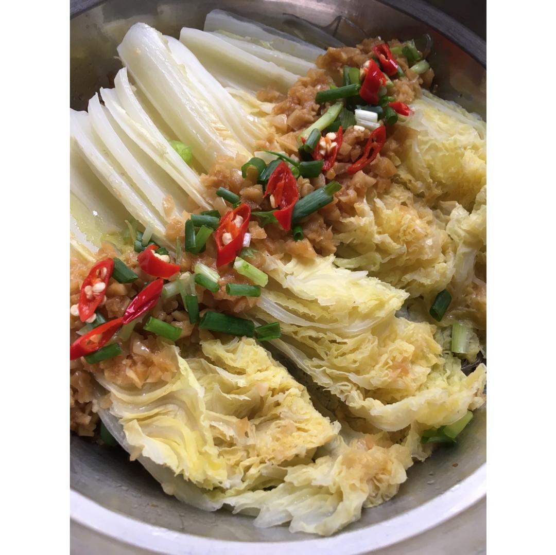 蒜蓉粉丝蒸娃娃菜