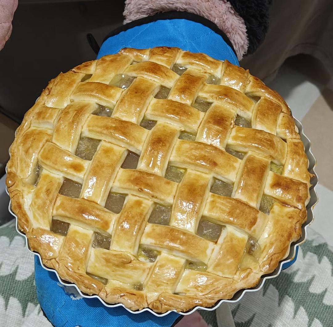 美国苹果派8寸，附送编织法