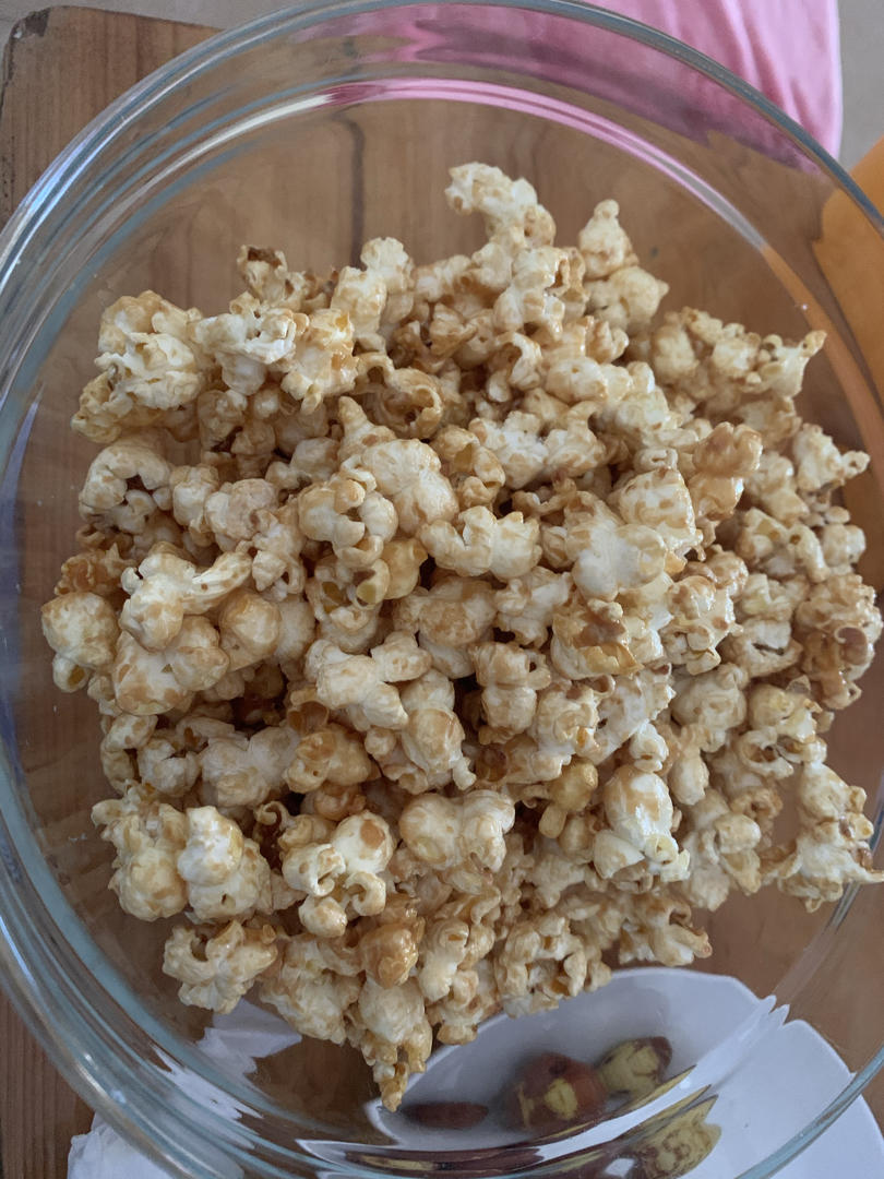无敌好吃的焦糖海盐爆米花