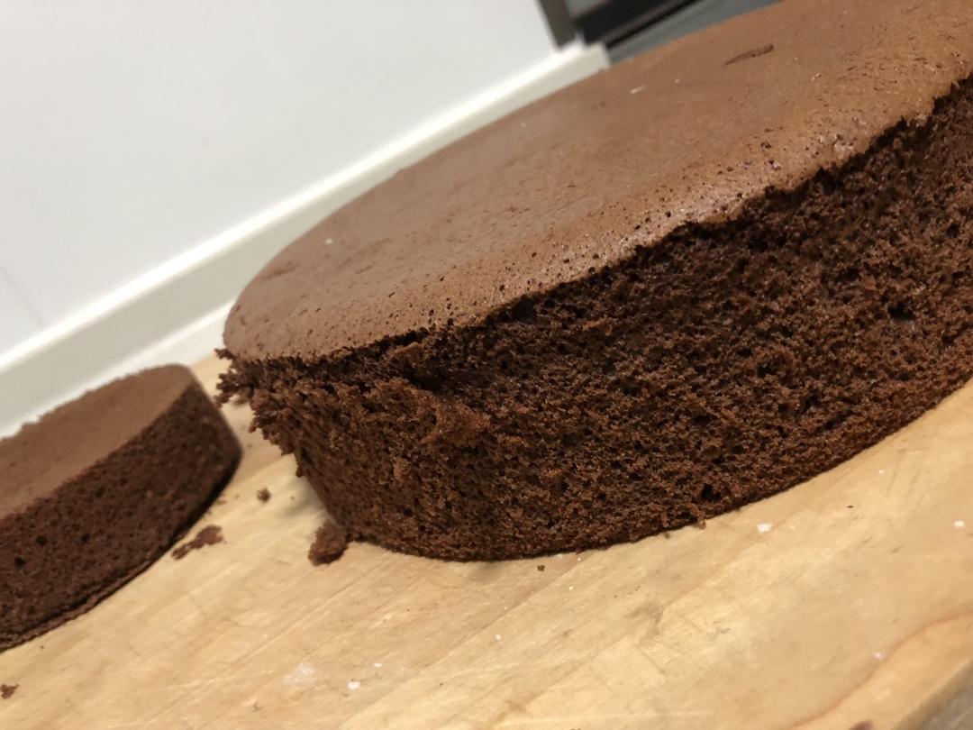 6寸可可戚风（内附8寸5蛋配方）