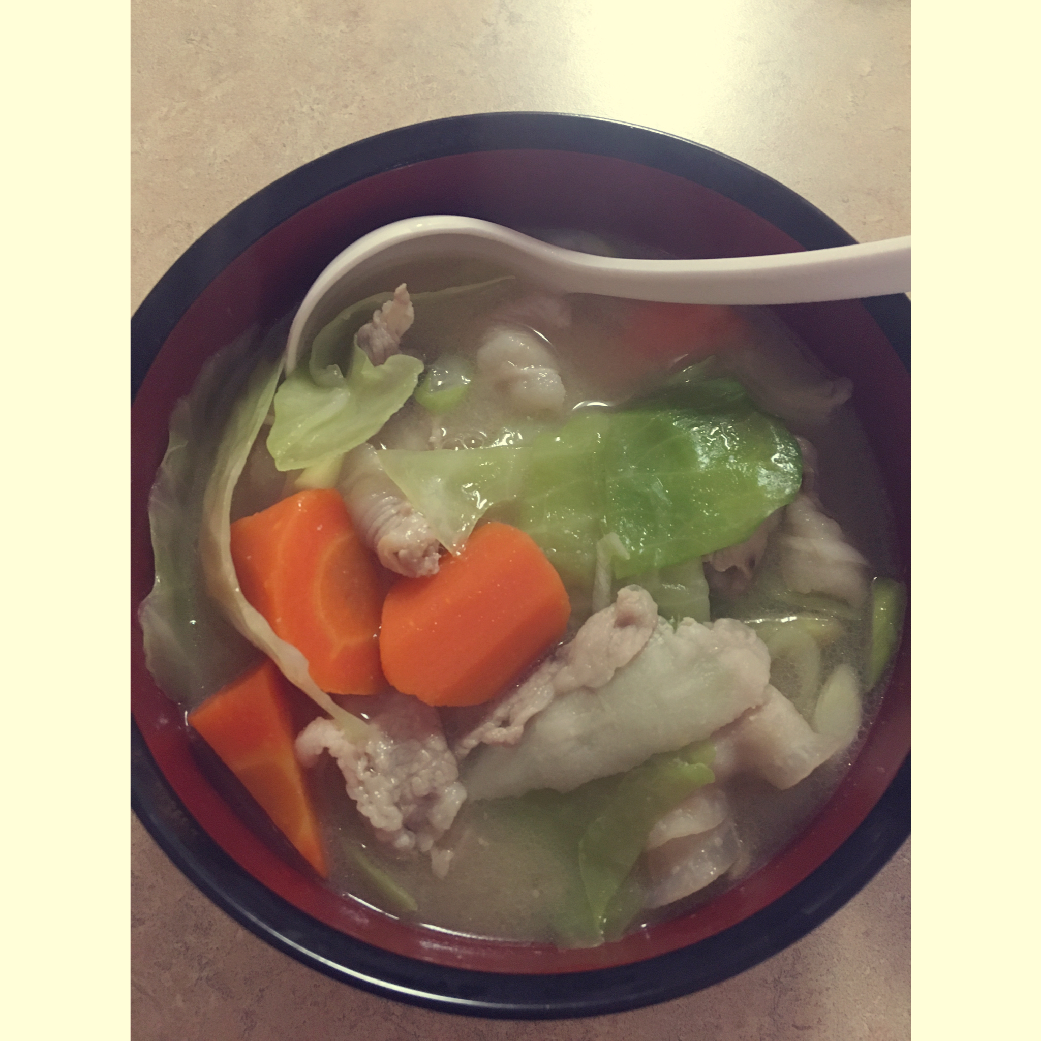 味噌炖杂菜汤