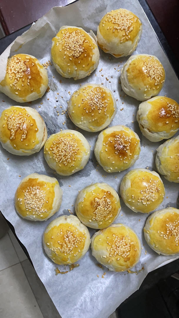 ㊙️网红麻薯肉松蛋黄酥🔥，好吃到爆‼️