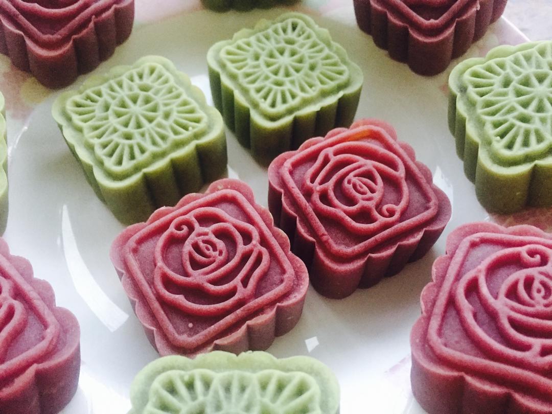 桃山皮—蛋黄莲蓉月饼