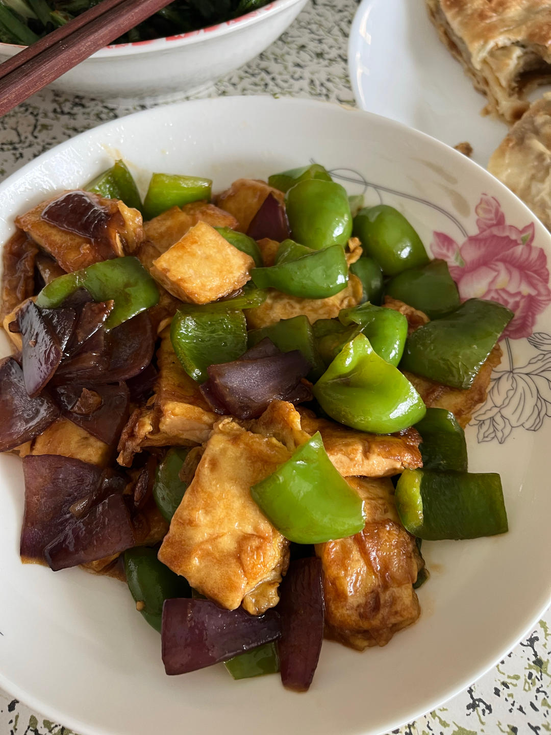 减肥餐减脂餐 洋葱豆腐