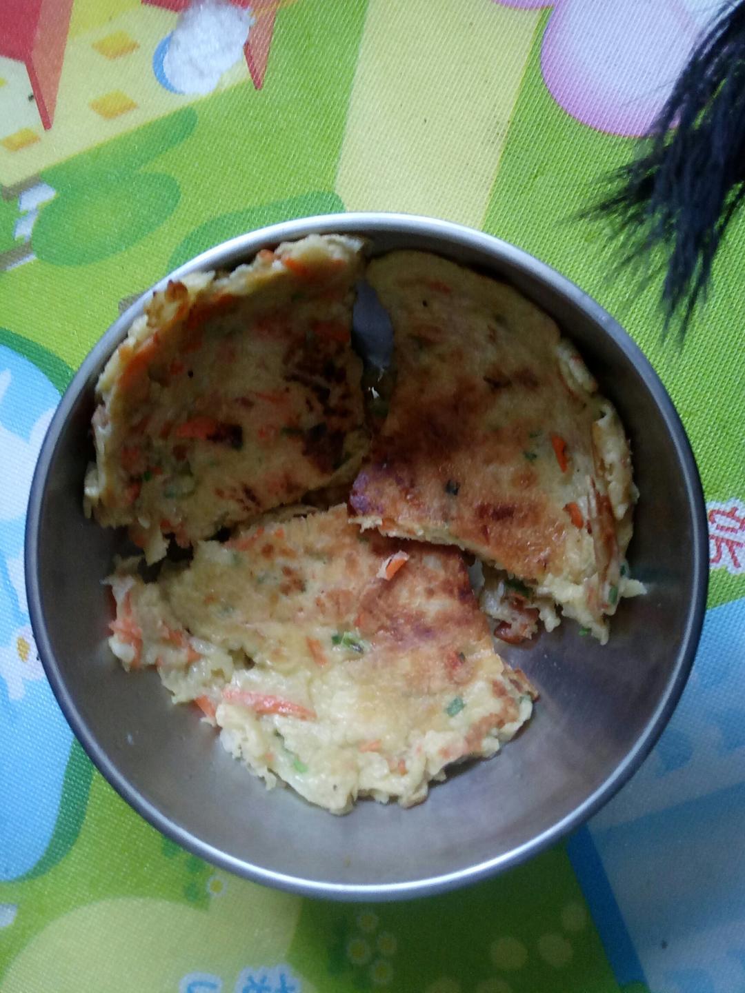 土豆丝鸡蛋饼