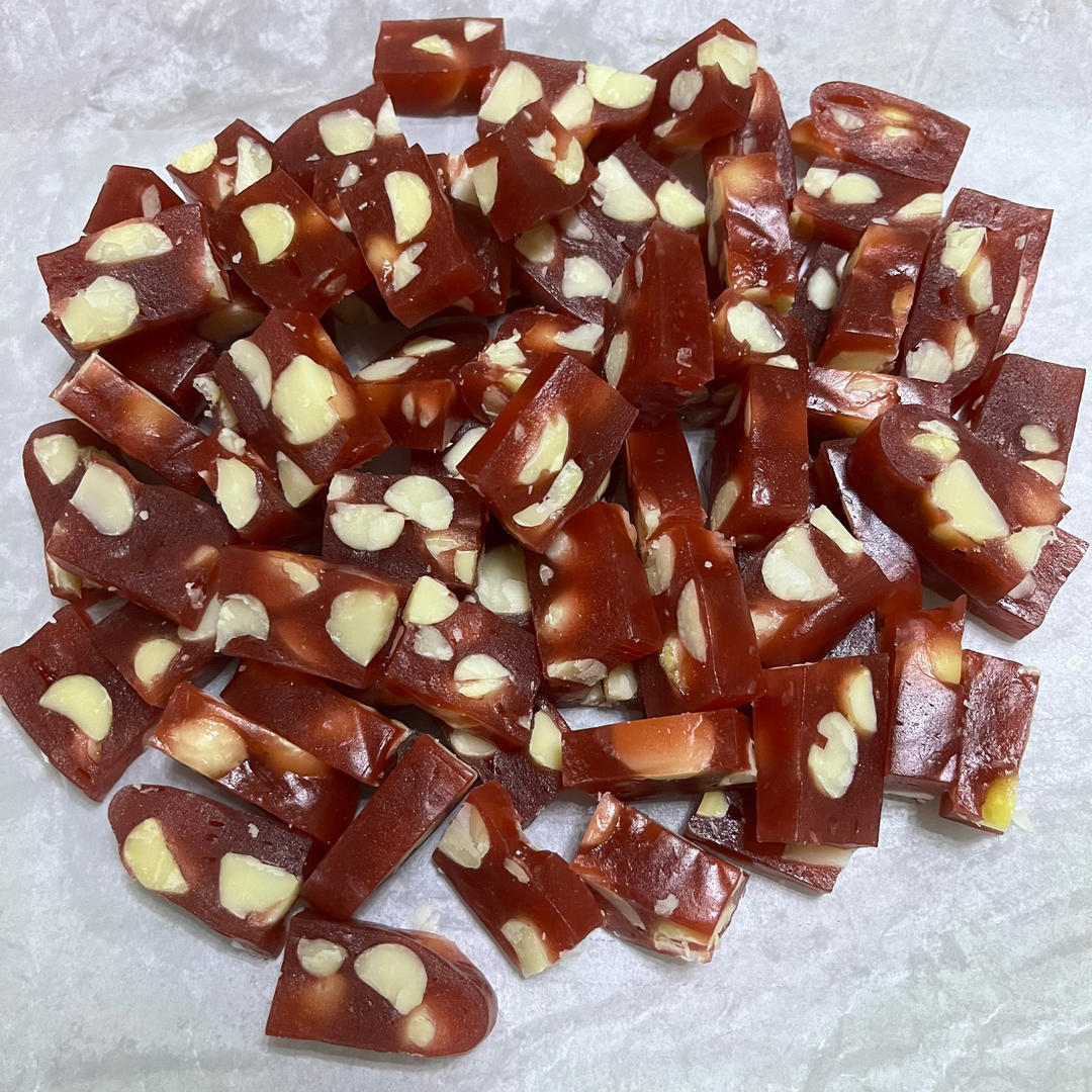 双莓夏威夷果软糖