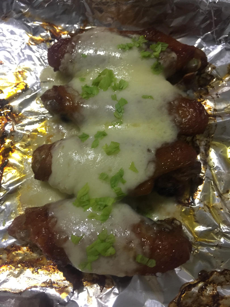 黑胡椒芝士鸡翅