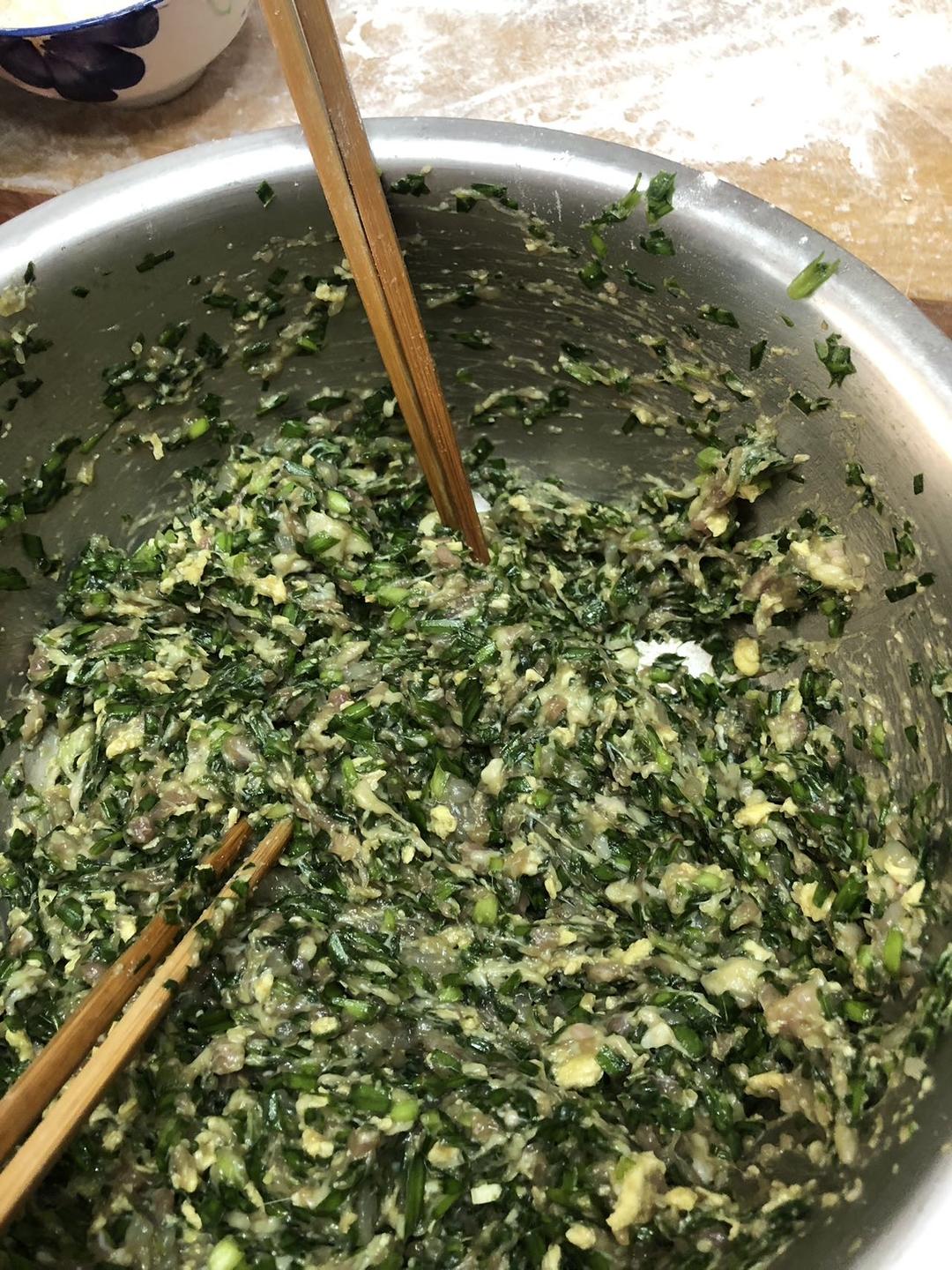 韭菜虾仁鲜肉水饺