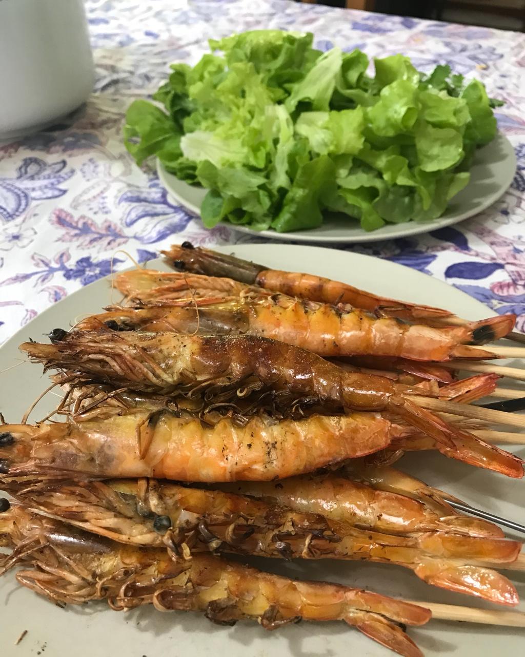 盐烤虾
