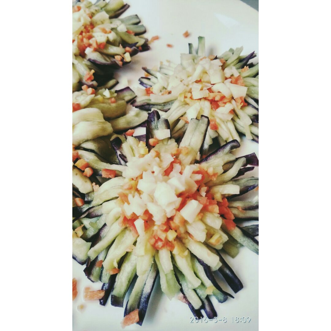 菊花茄子