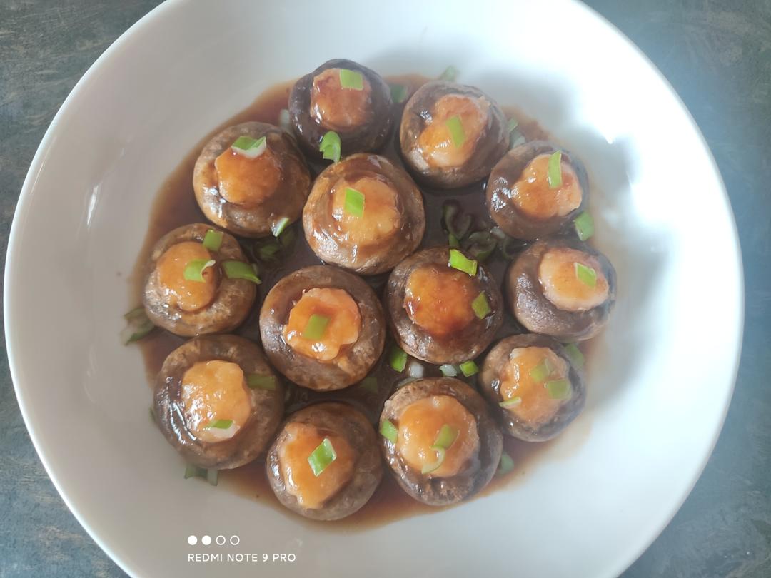 【普罗旺斯风味】口蘑酿虾滑