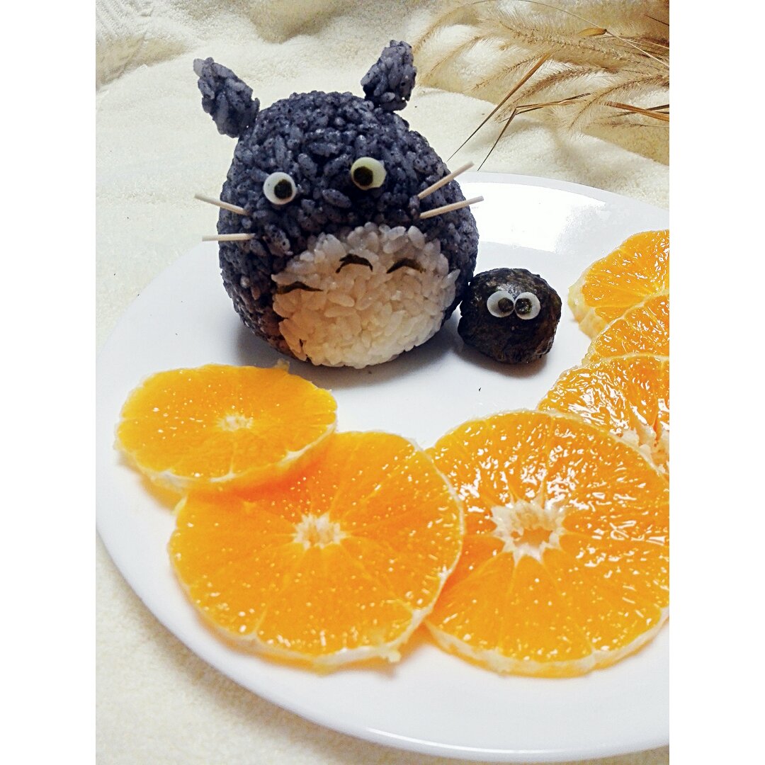 龙猫和煤球精灵饭团