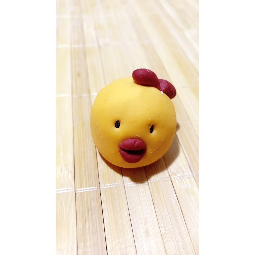 萌鸡奶黄汤圆