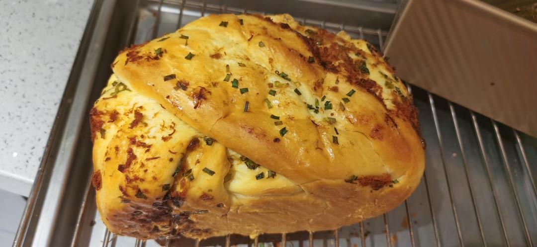 香葱肉松手撕吐司