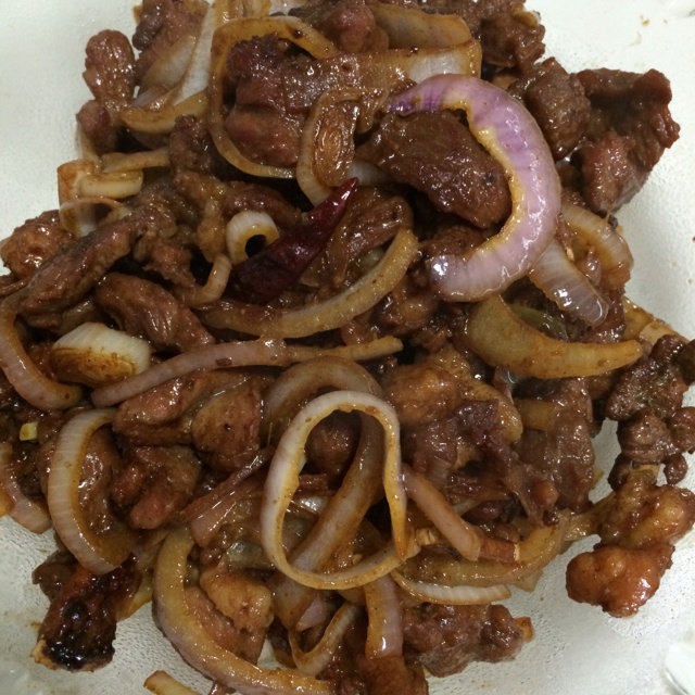 孜然羊肉片