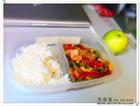 留学生的午餐饭盒-- 简单美味时蔬虾仁
