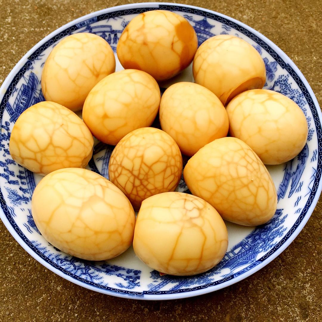 电饭煲煮五香茶叶蛋