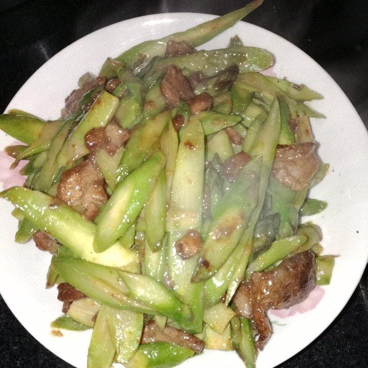 芦笋炒肉