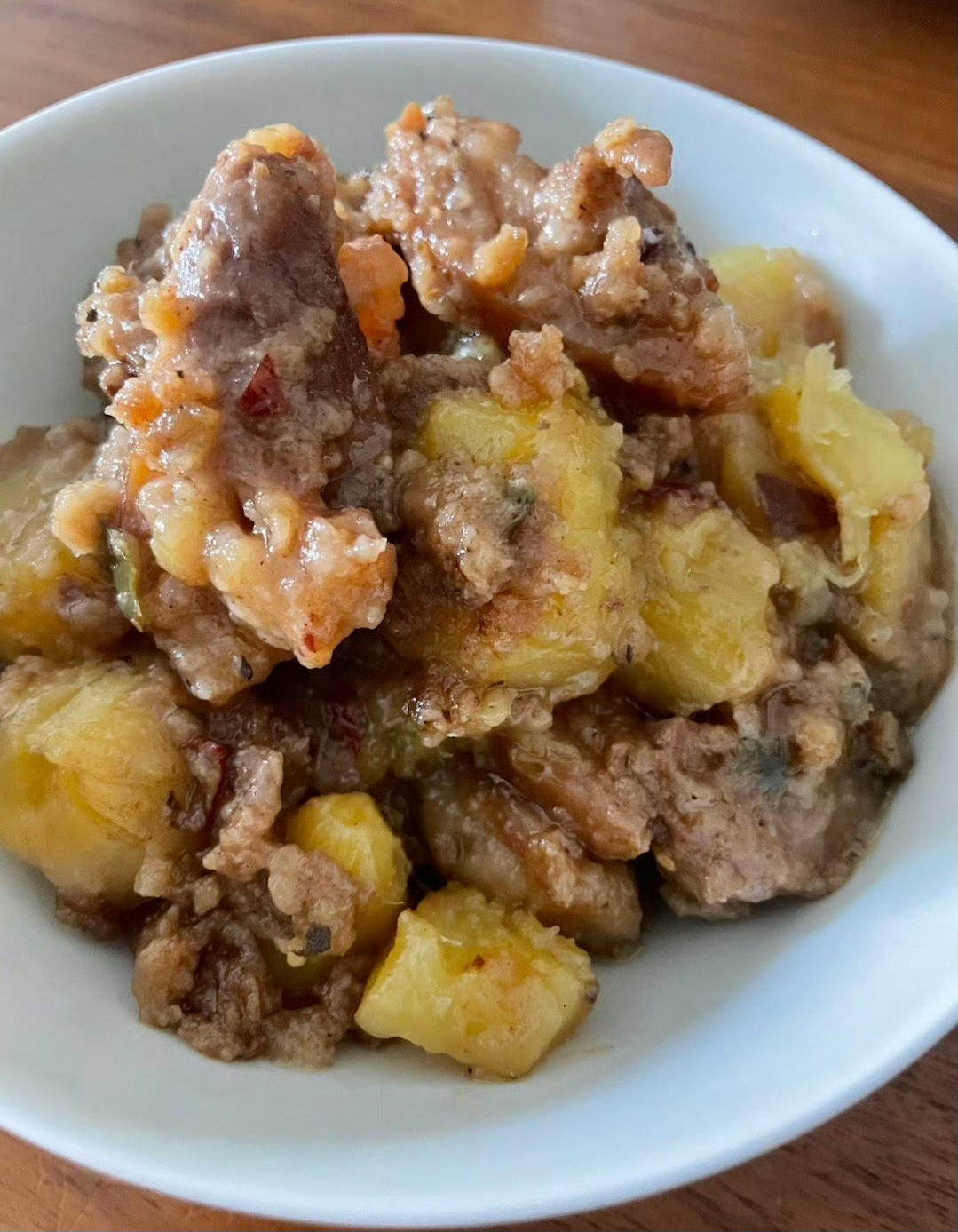 红薯土豆粉蒸肉