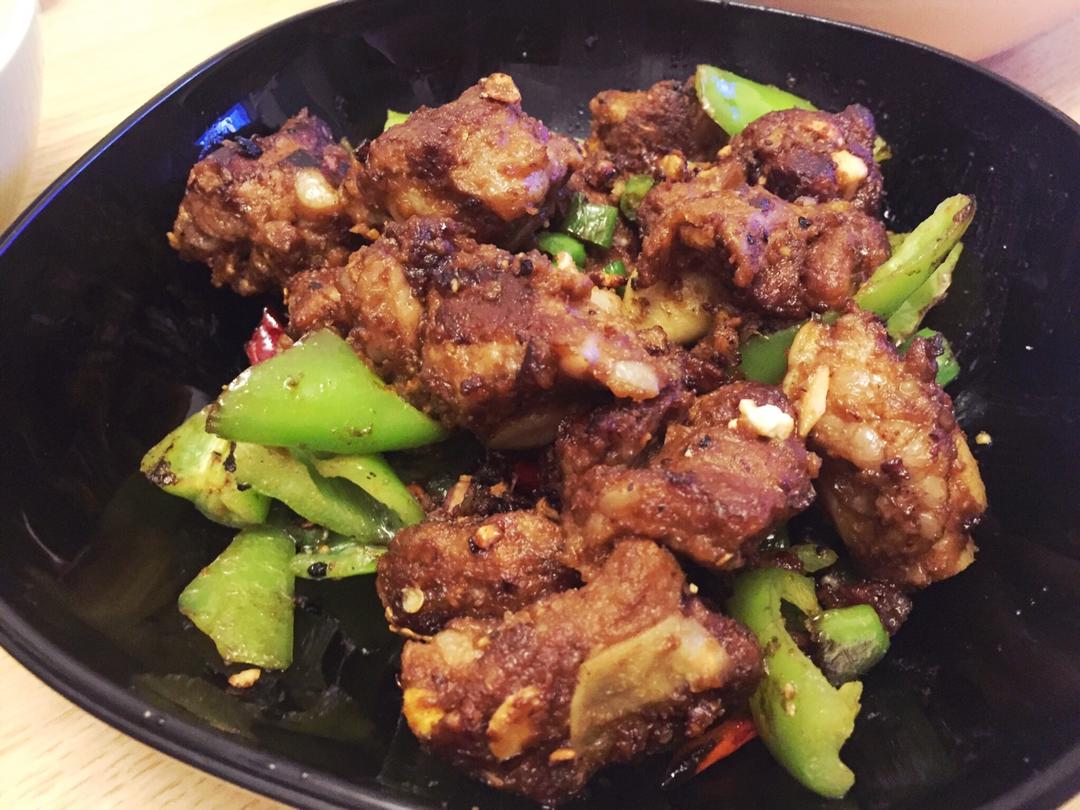 咸蛋黄煎排骨