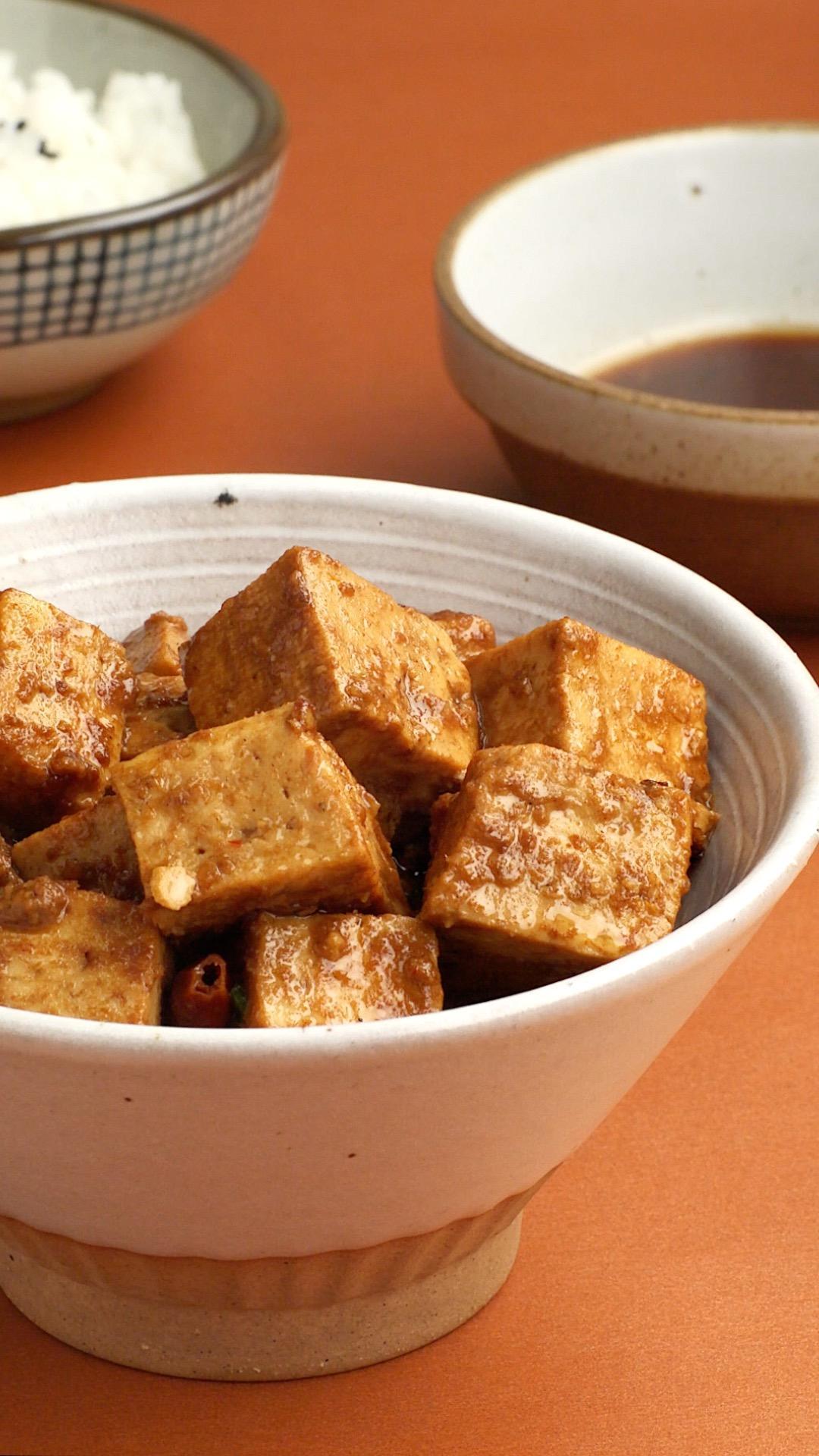 沙茶酱炖豆腐的做法