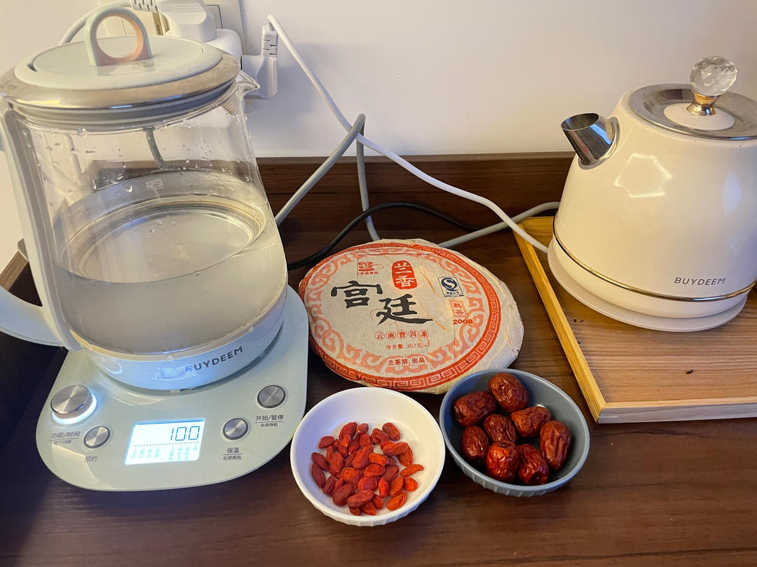 红枣普洱茶【5-6月北鼎养生壶食谱】