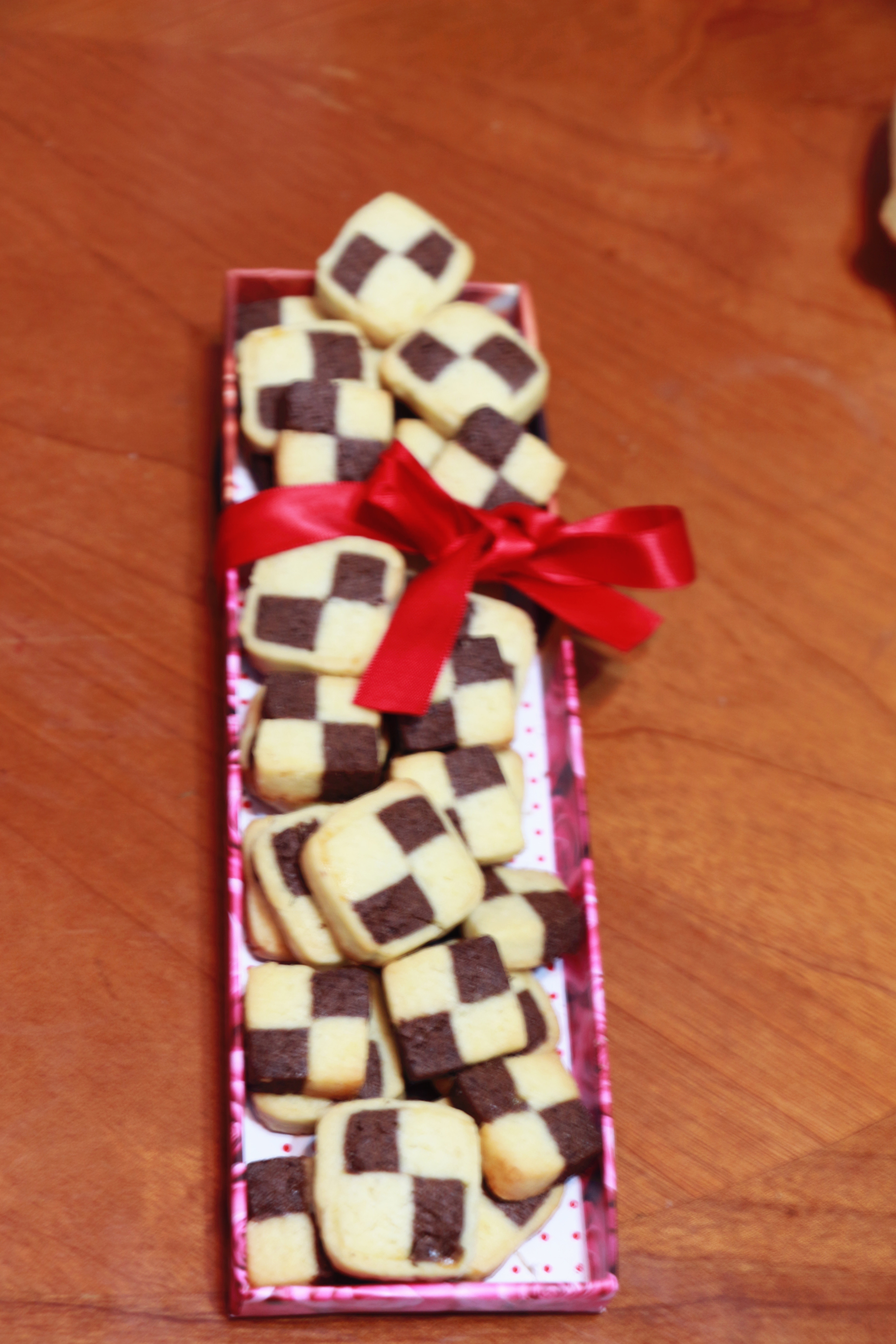 双色小棋格饼干