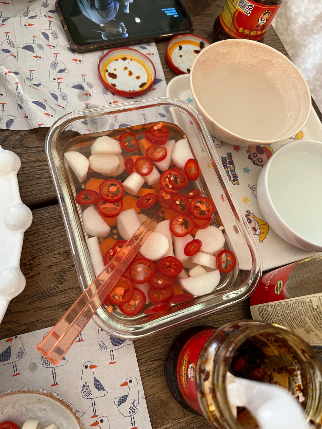 腌萝卜，酸甜爽口