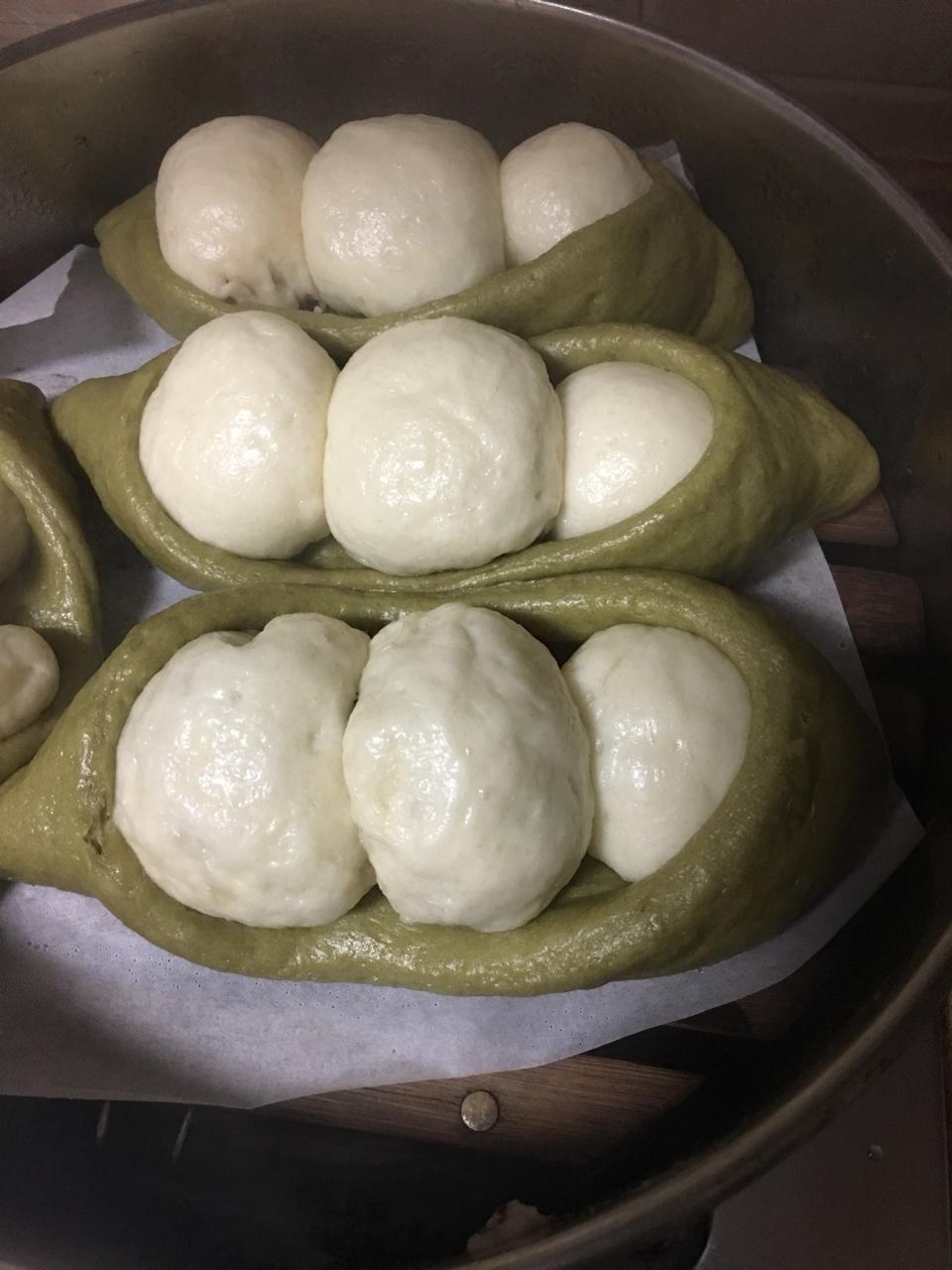 豌豆荚馒头
