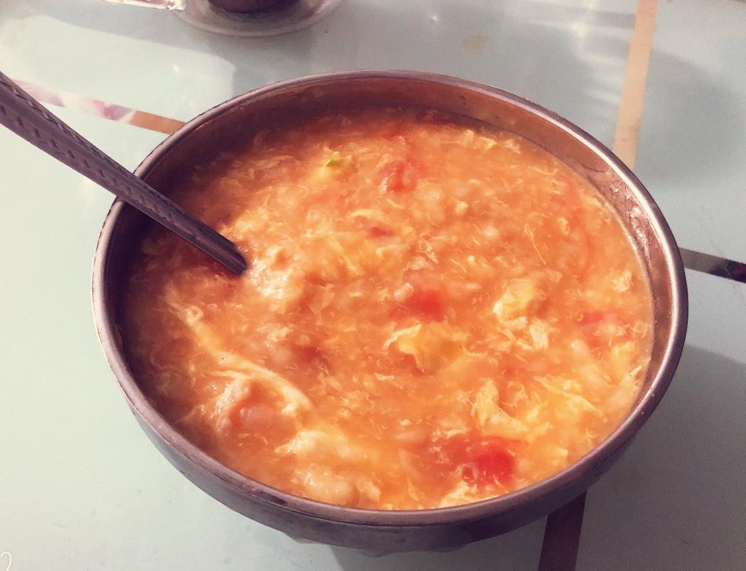 简单早餐-疙瘩汤