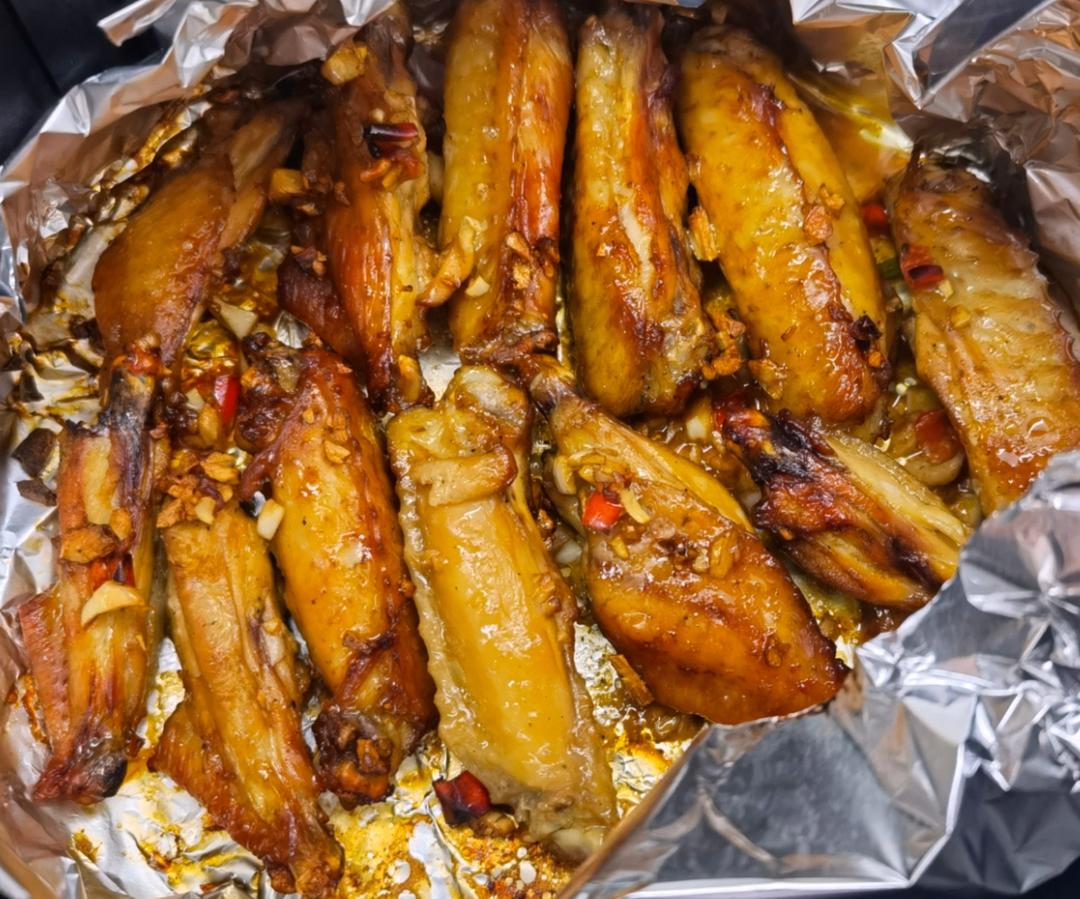 蒜香鸡翅～空气炸锅版