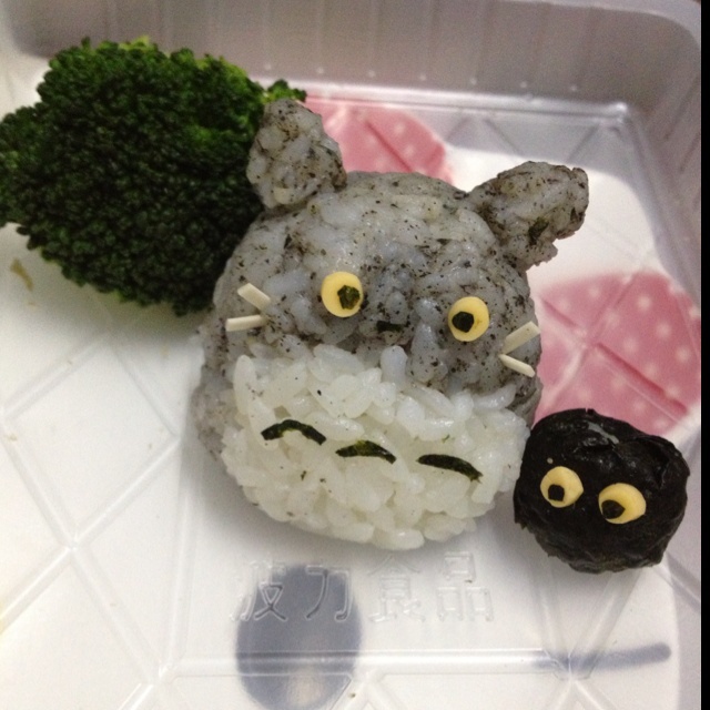 龙猫和煤球精灵饭团