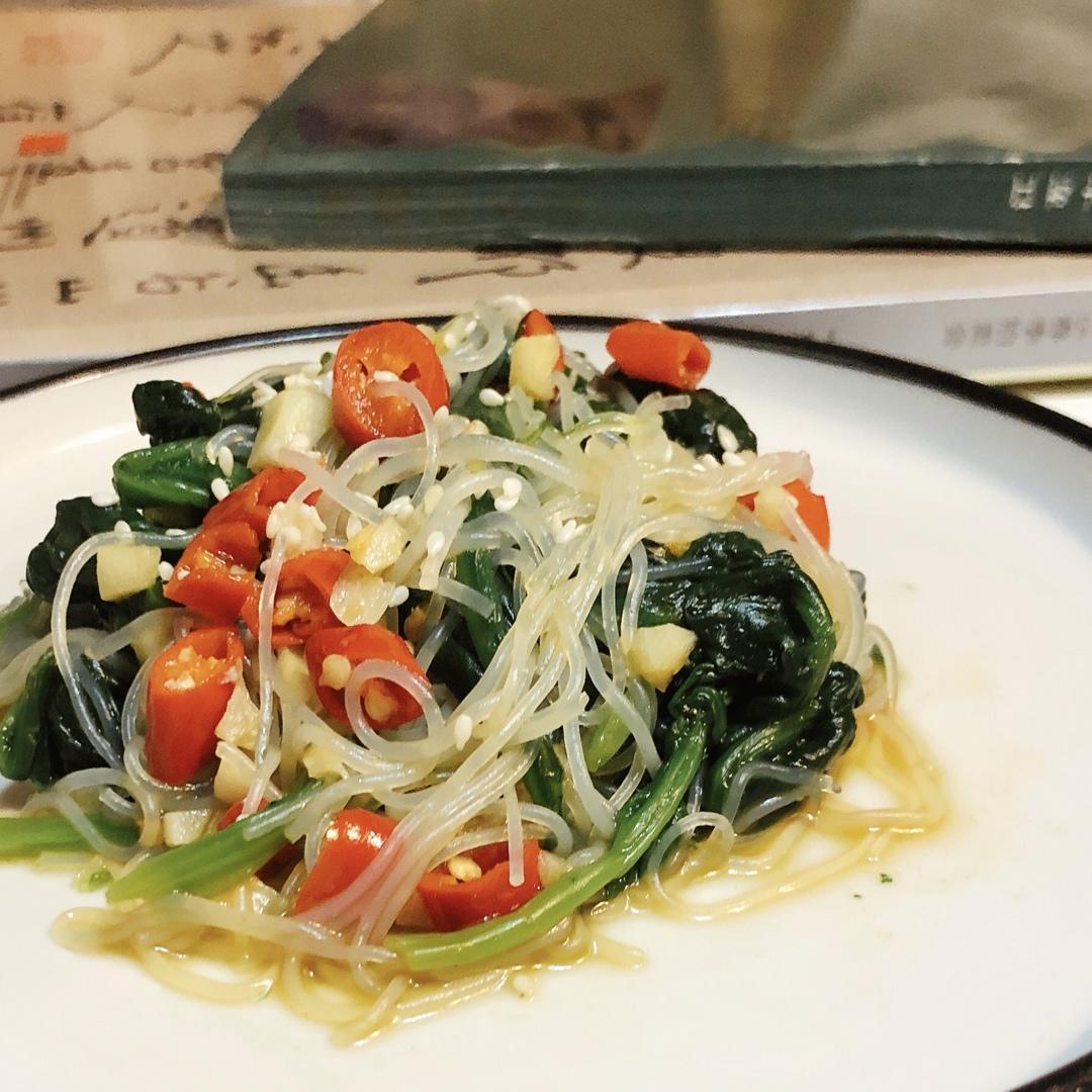 万能凉拌菜料汁（凉拌菠菜粉丝）