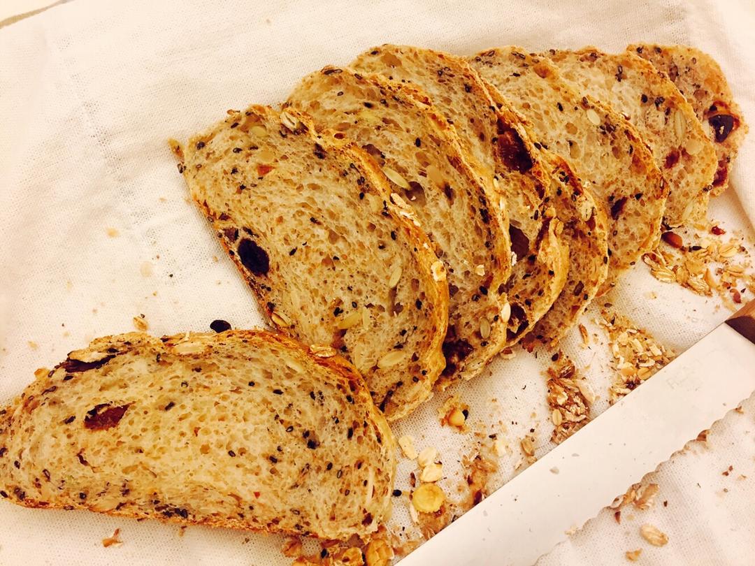 杂粮坚果全麦软欧