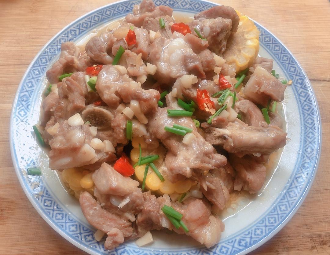 玉米蒸排骨