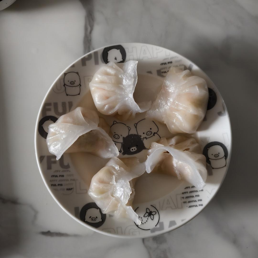 弯梳虾饺