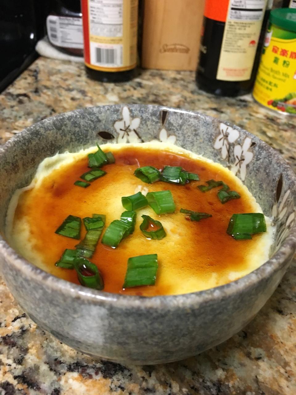 超快手微波炉3分钟虾皮鸡蛋羹