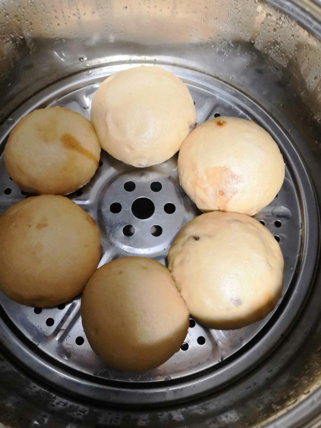 有着面包口感的红糖馒头（一次发酵）