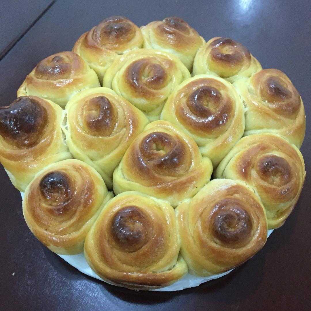 玫瑰花面包