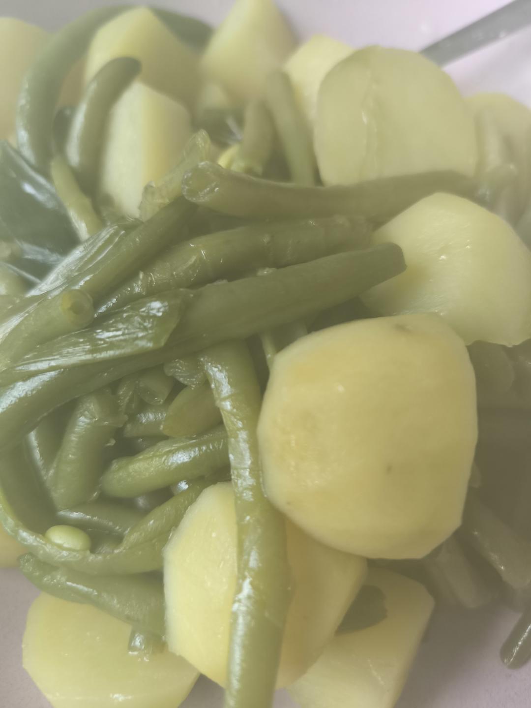 豆角炖土豆极简版💜
