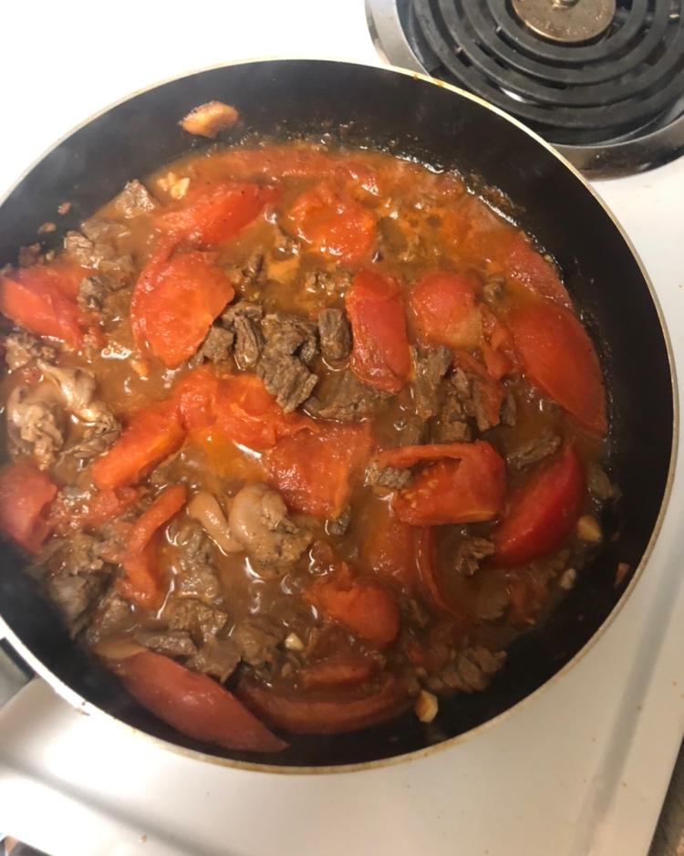 realmaggie做的酸甜嫩滑的番茄炒牛肉